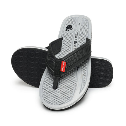 Ortho + Rest Orthopedic Men's Flip Flops with Acupressure Footbed