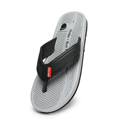 Ortho + Rest Orthopedic Men's Flip Flops with Acupressure Footbed