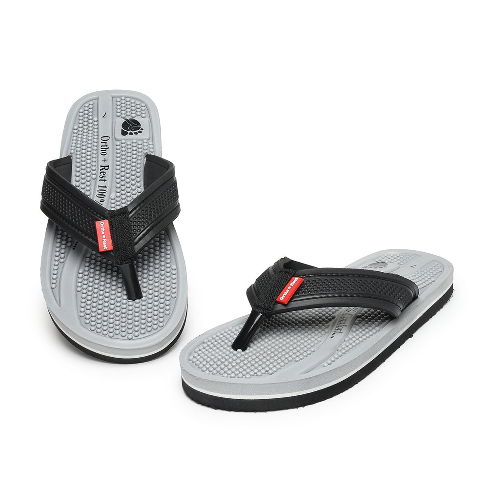Ortho + Rest Orthopedic Men's Flip Flops with Acupressure Footbed