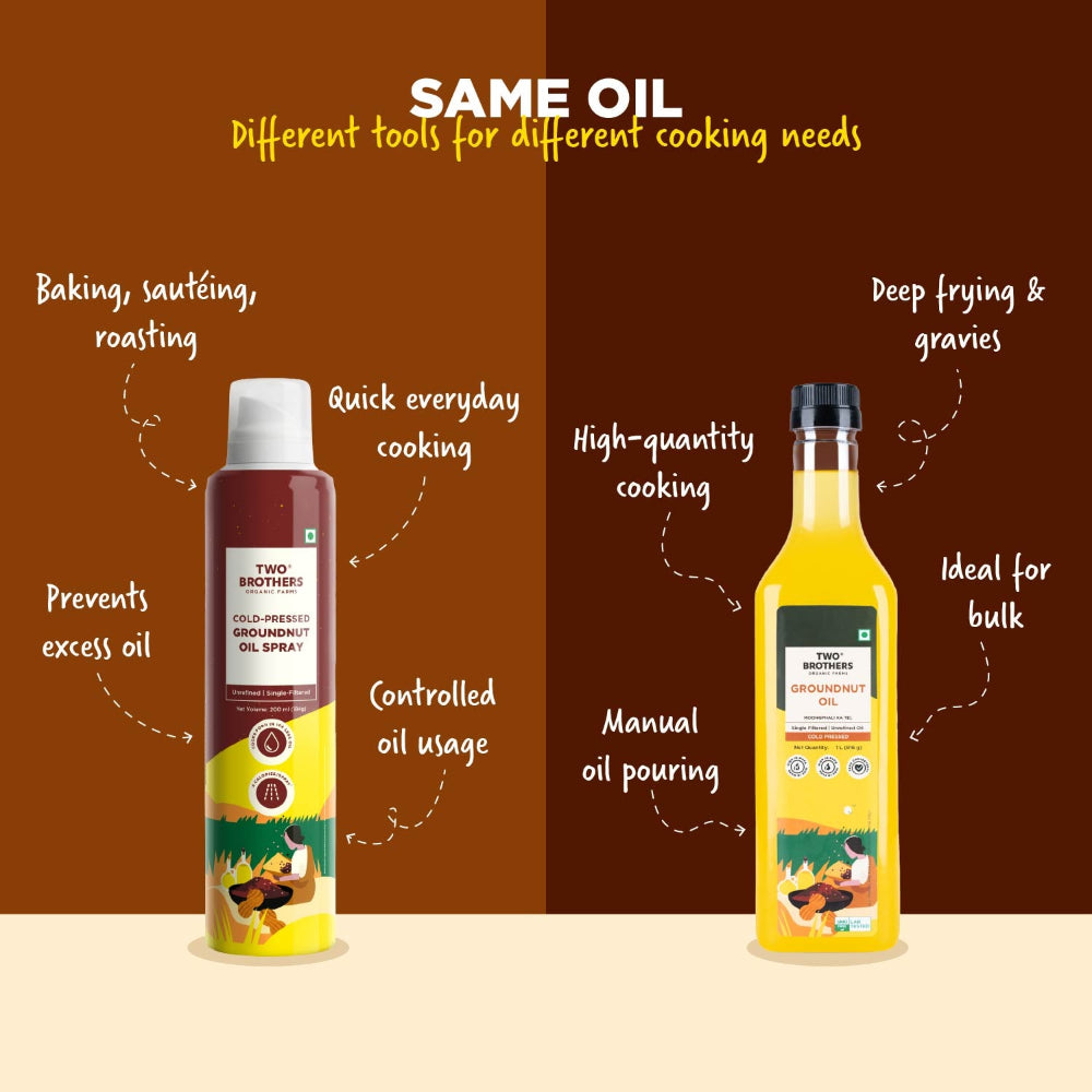 Two Brothers India Farms Groundnut Oil Spray