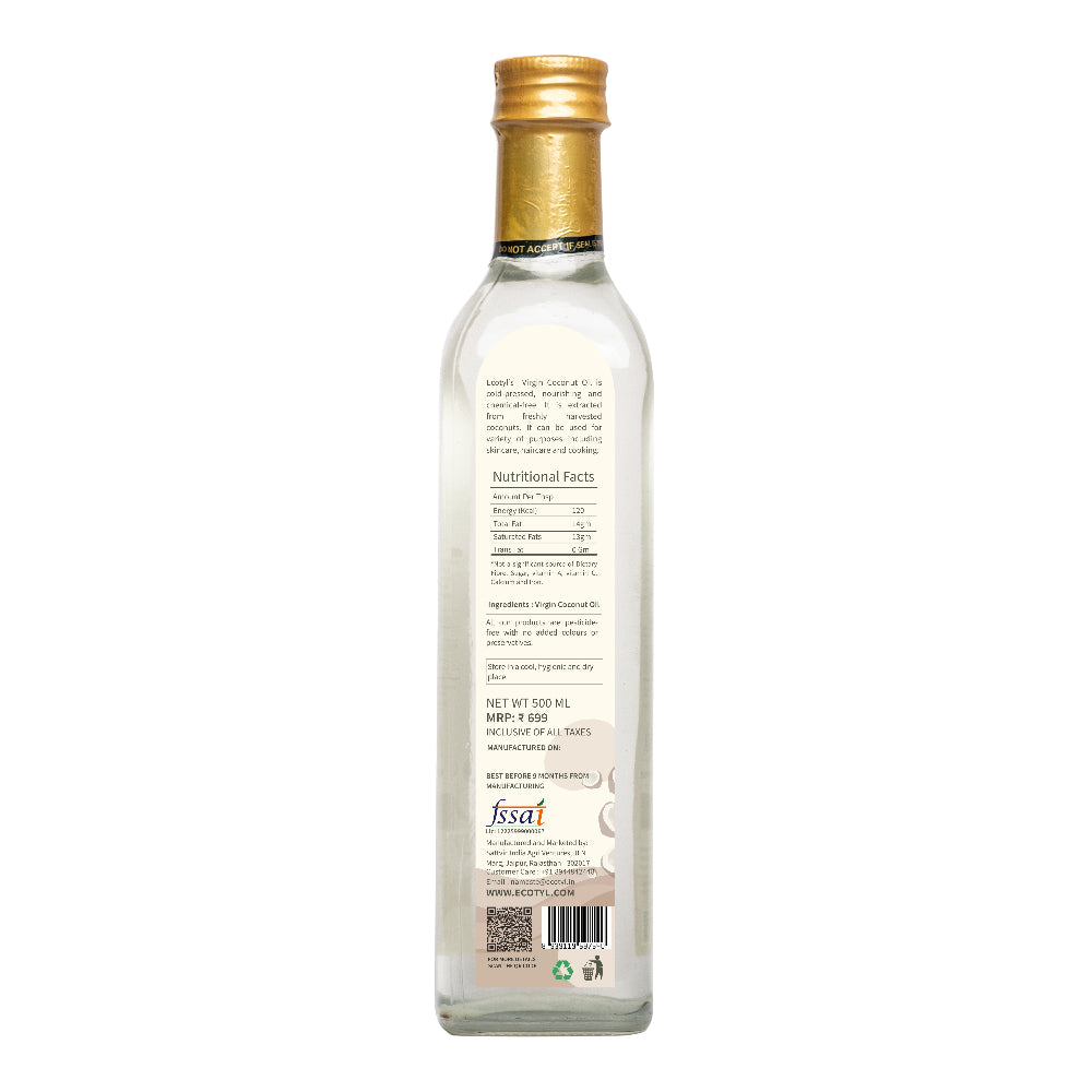 Ecotyl Cold-Pressed Virgin Coconut Oil