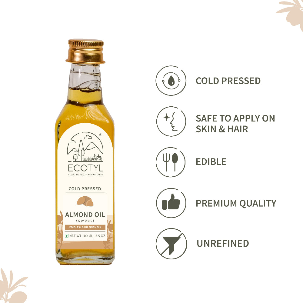 Ecotyl Cold Pressed Almond Oil - Sweet