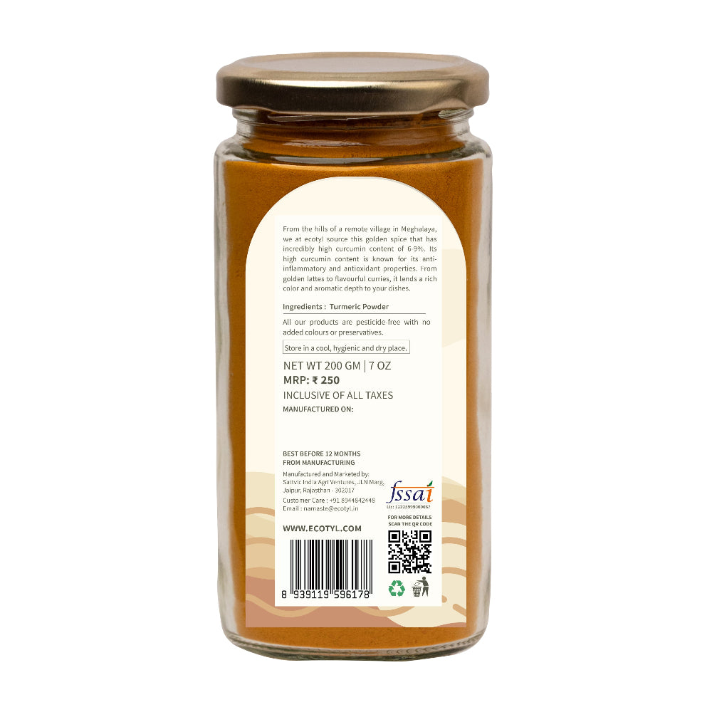 Ecotyl Lakadong Turmeric Powder