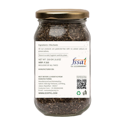 Ecotyl Raw Chia Seeds Raw