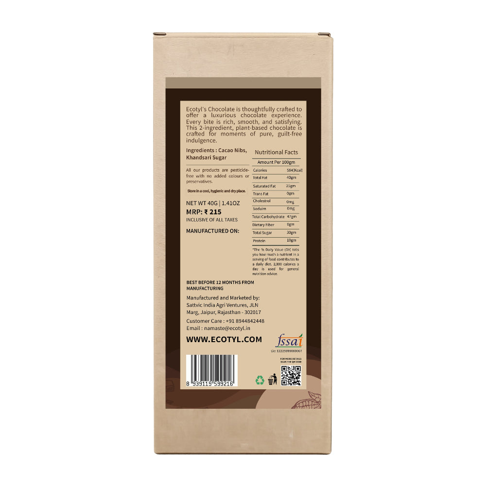 Ecotyl 70% Dark Chocolate