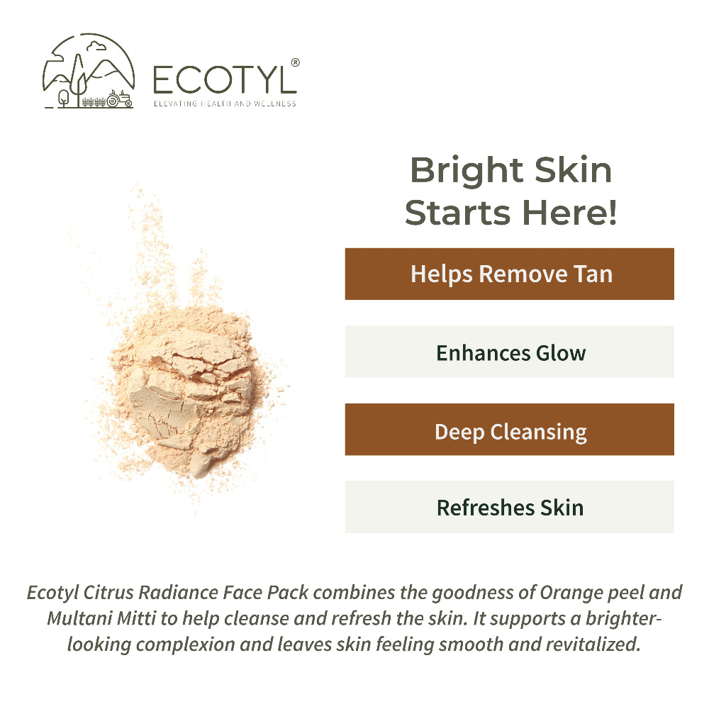 Ecotyl Citrus Radiance Face Pack