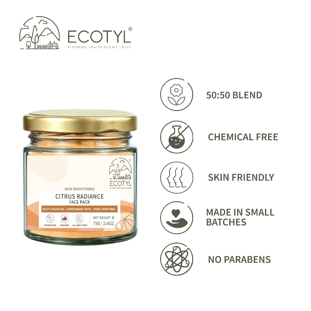 Ecotyl Citrus Radiance Face Pack