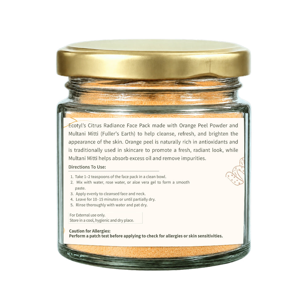 Ecotyl Citrus Radiance Face Pack