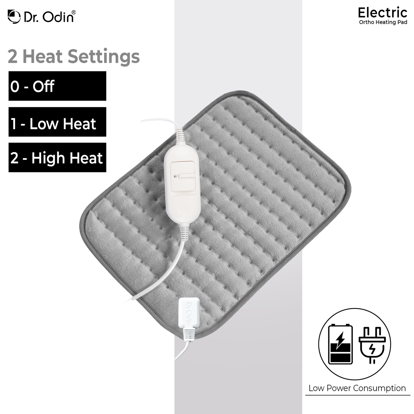 Electric Heating Pad Grey