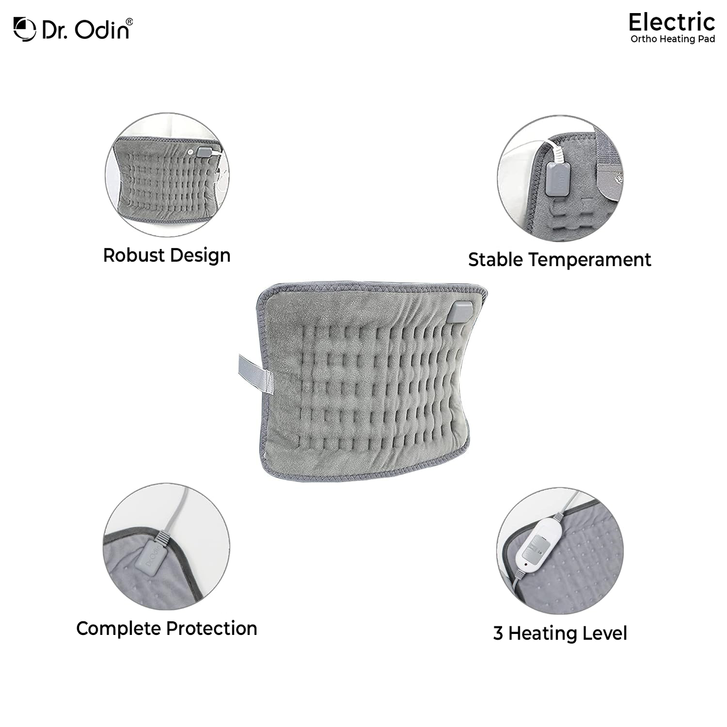 Electric Heating Pad Grey