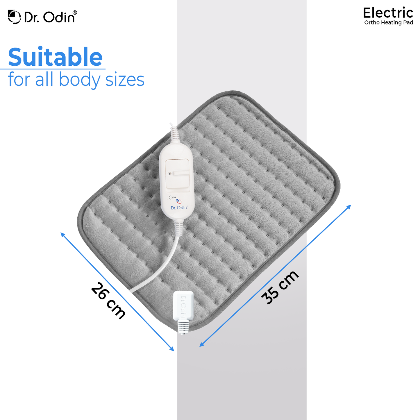 Electric Heating Pad Grey