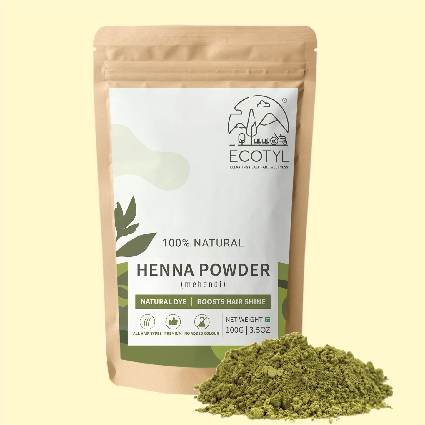 Ecotyl's Henna Powder  100 G