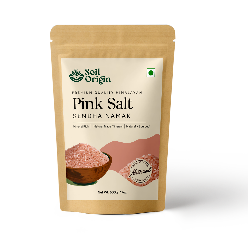 Soil Origin Pink Himalayan Salt (Set Of 2)