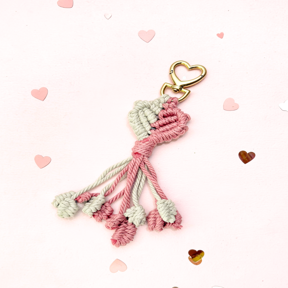 Dhaage Heart Keychain
