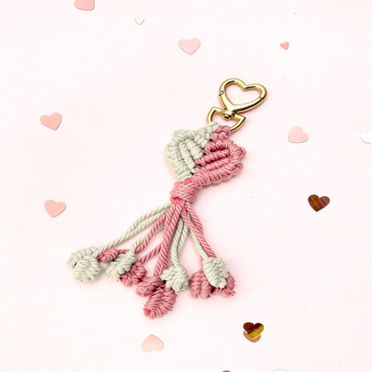 Dhaage Heart Keychain