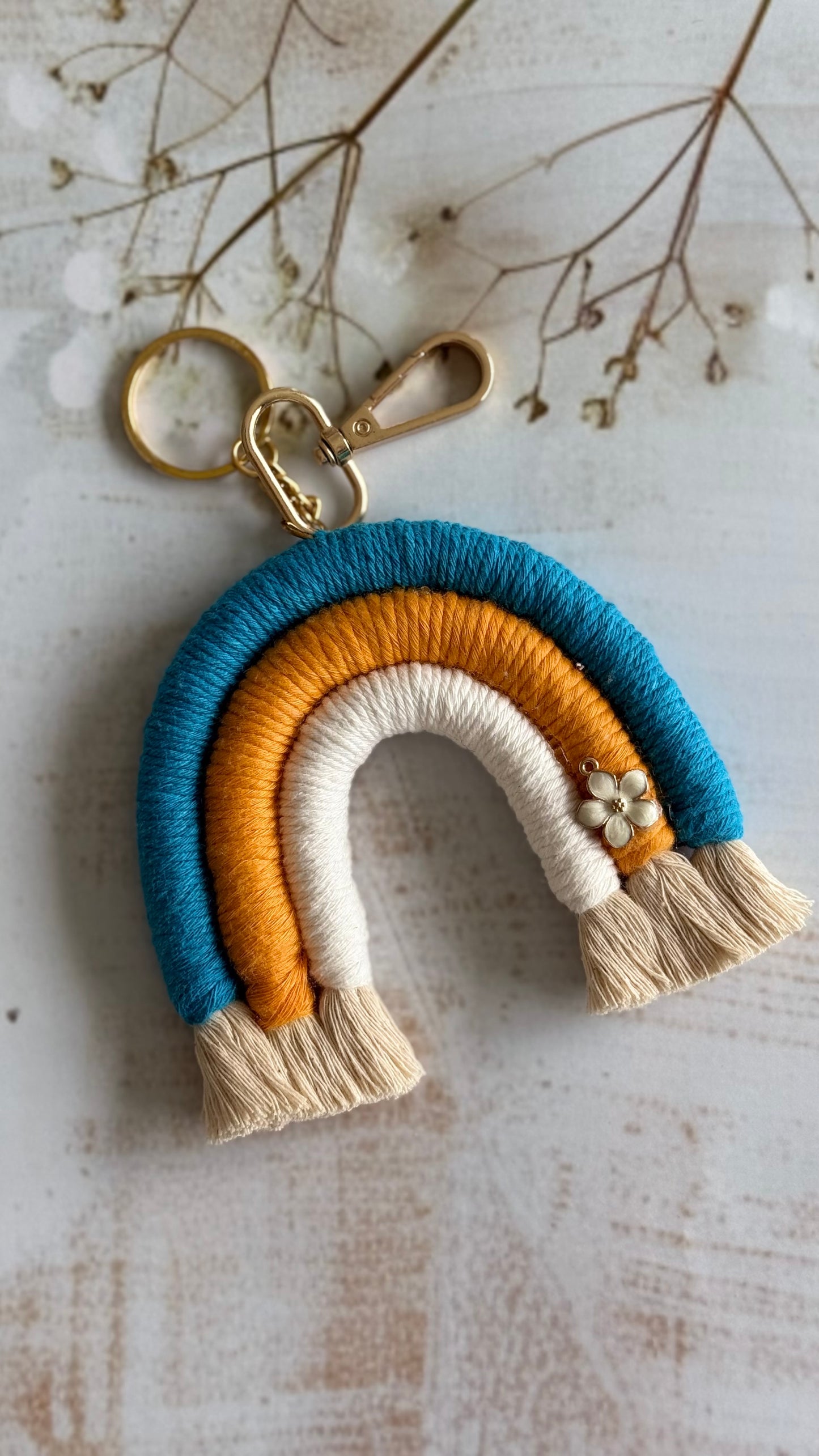 Dhaage Rainbow Keychain