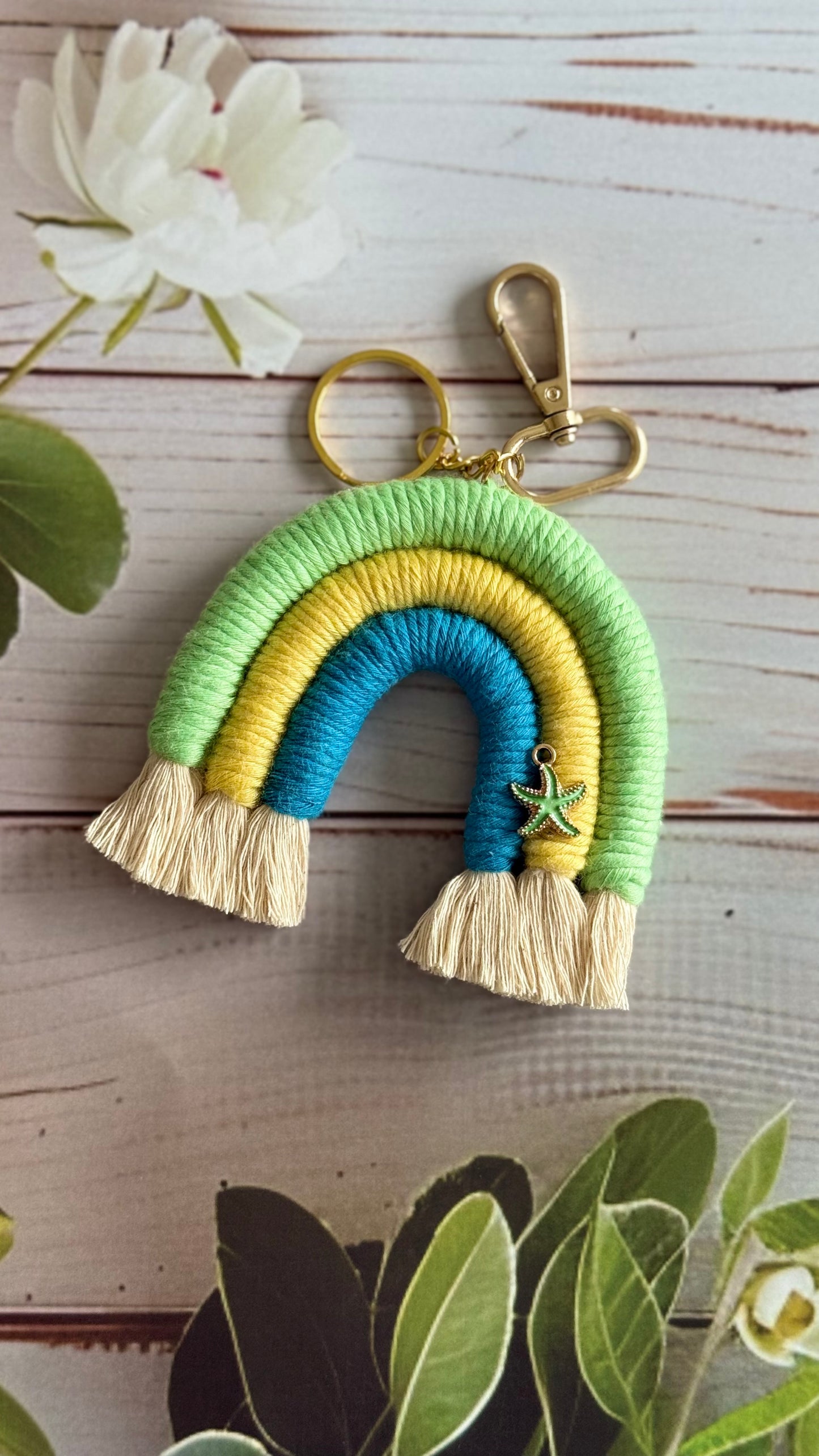 Dhaage Rainbow Keychain
