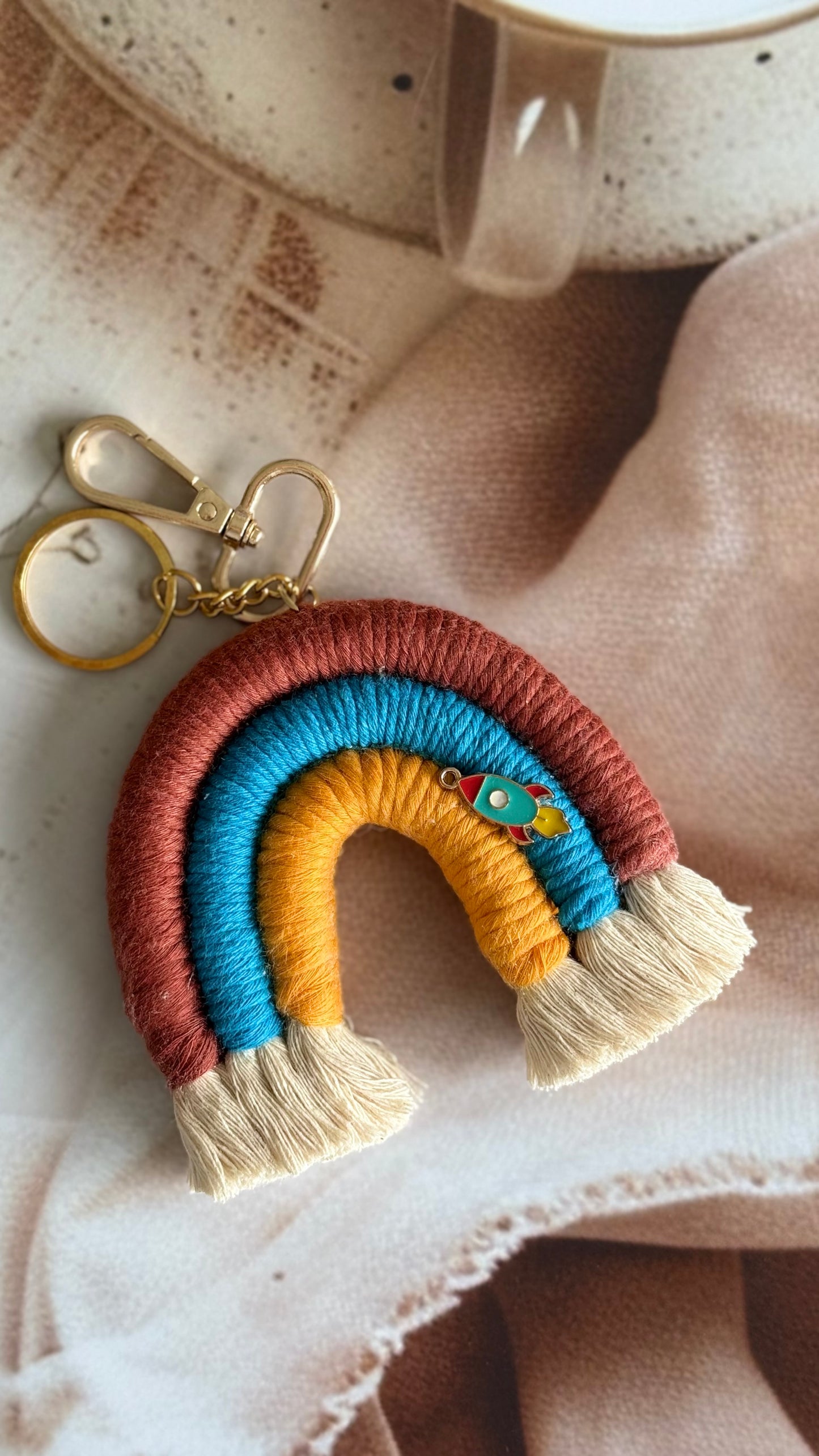 Dhaage Rainbow Keychain