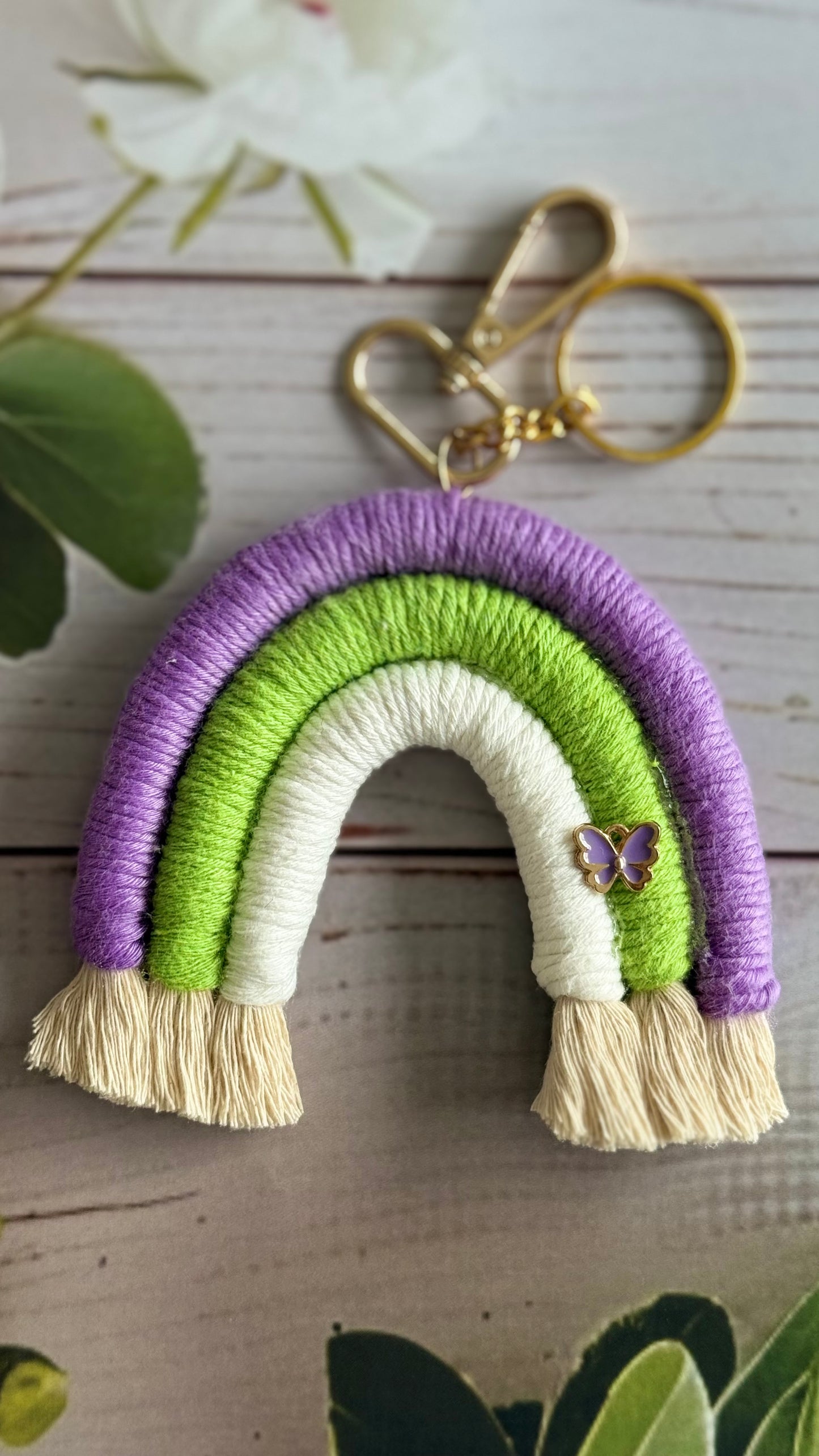Dhaage Rainbow Keychain