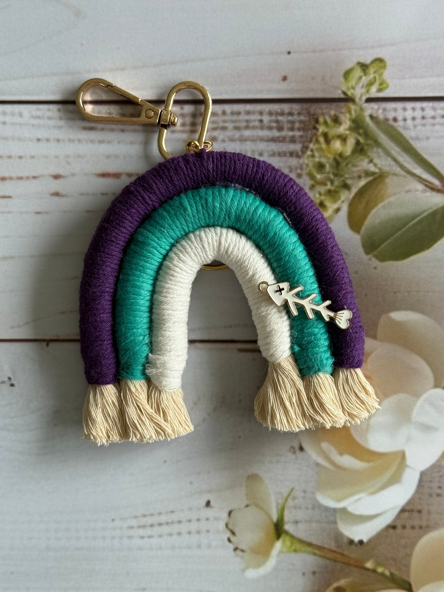 Dhaage Rainbow Keychain