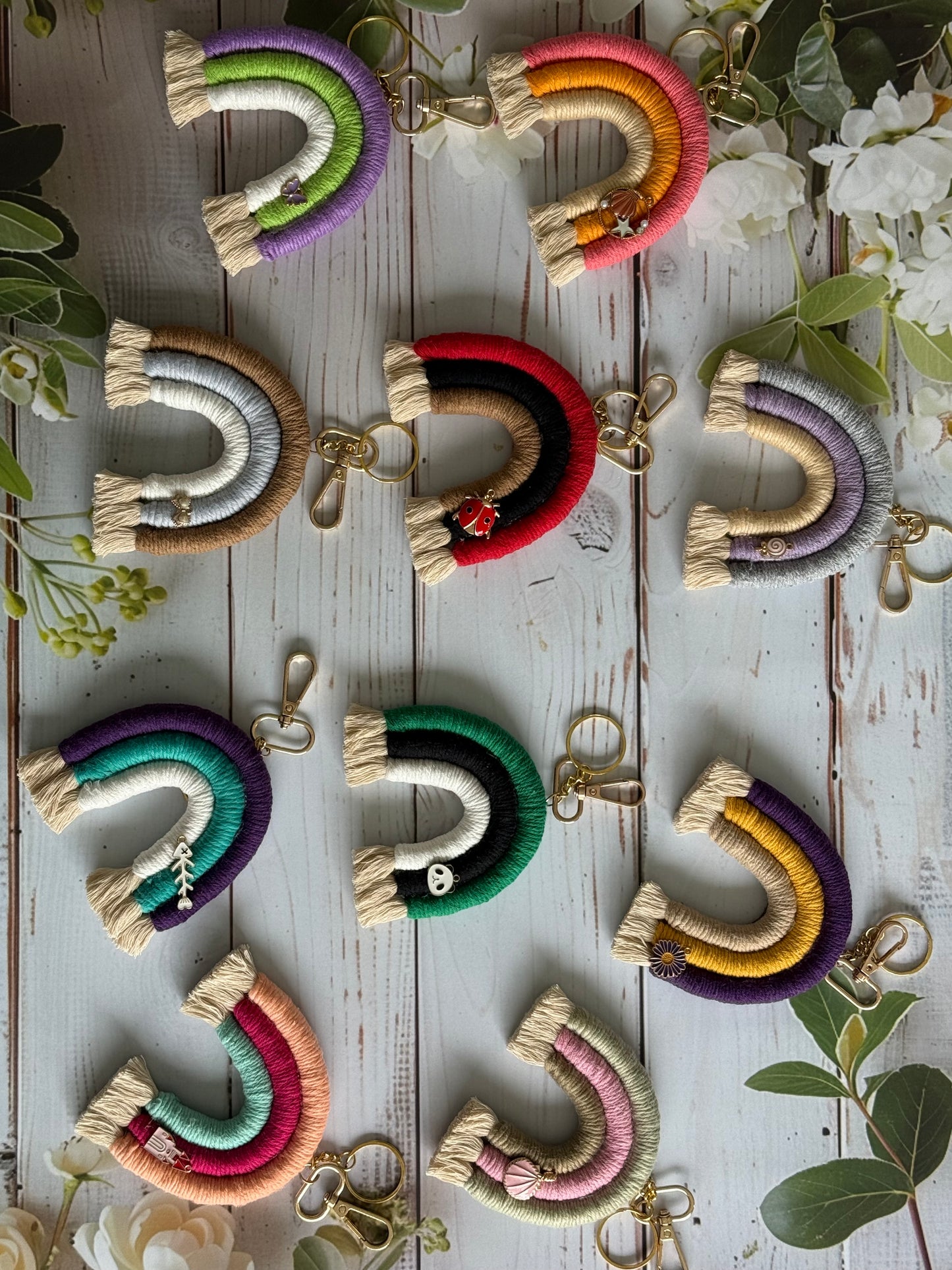 Dhaage Rainbow Keychain