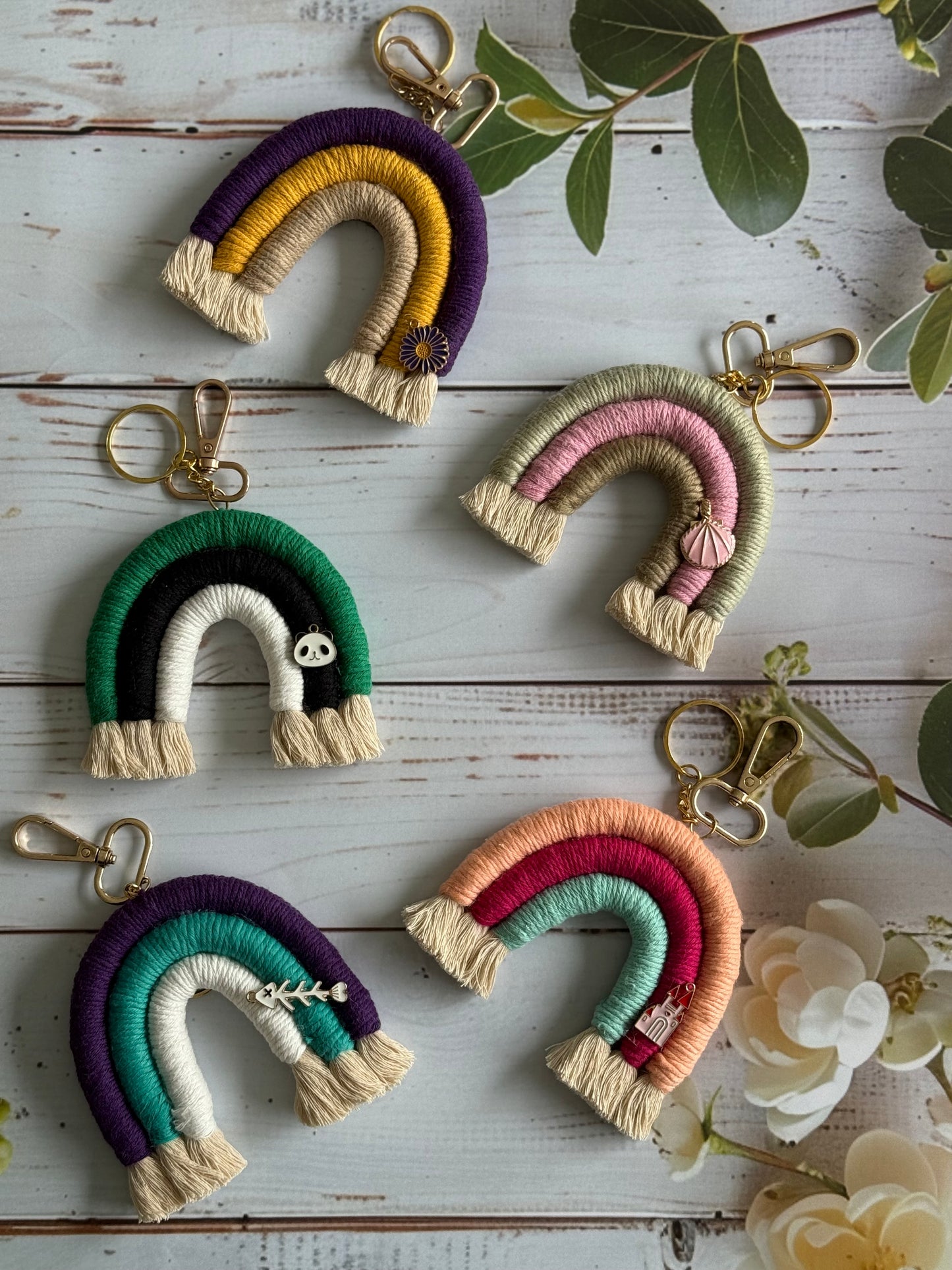 Dhaage Rainbow Keychain