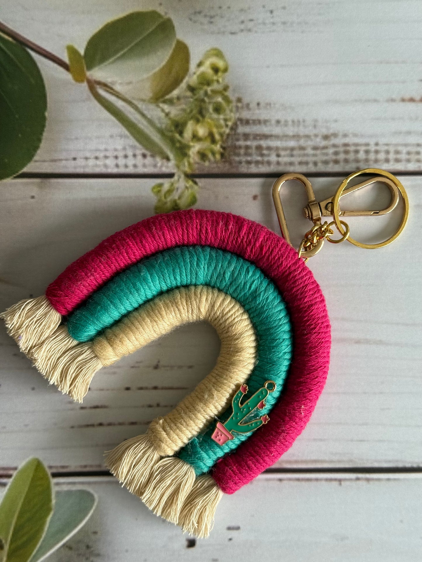 Dhaage Rainbow Keychain