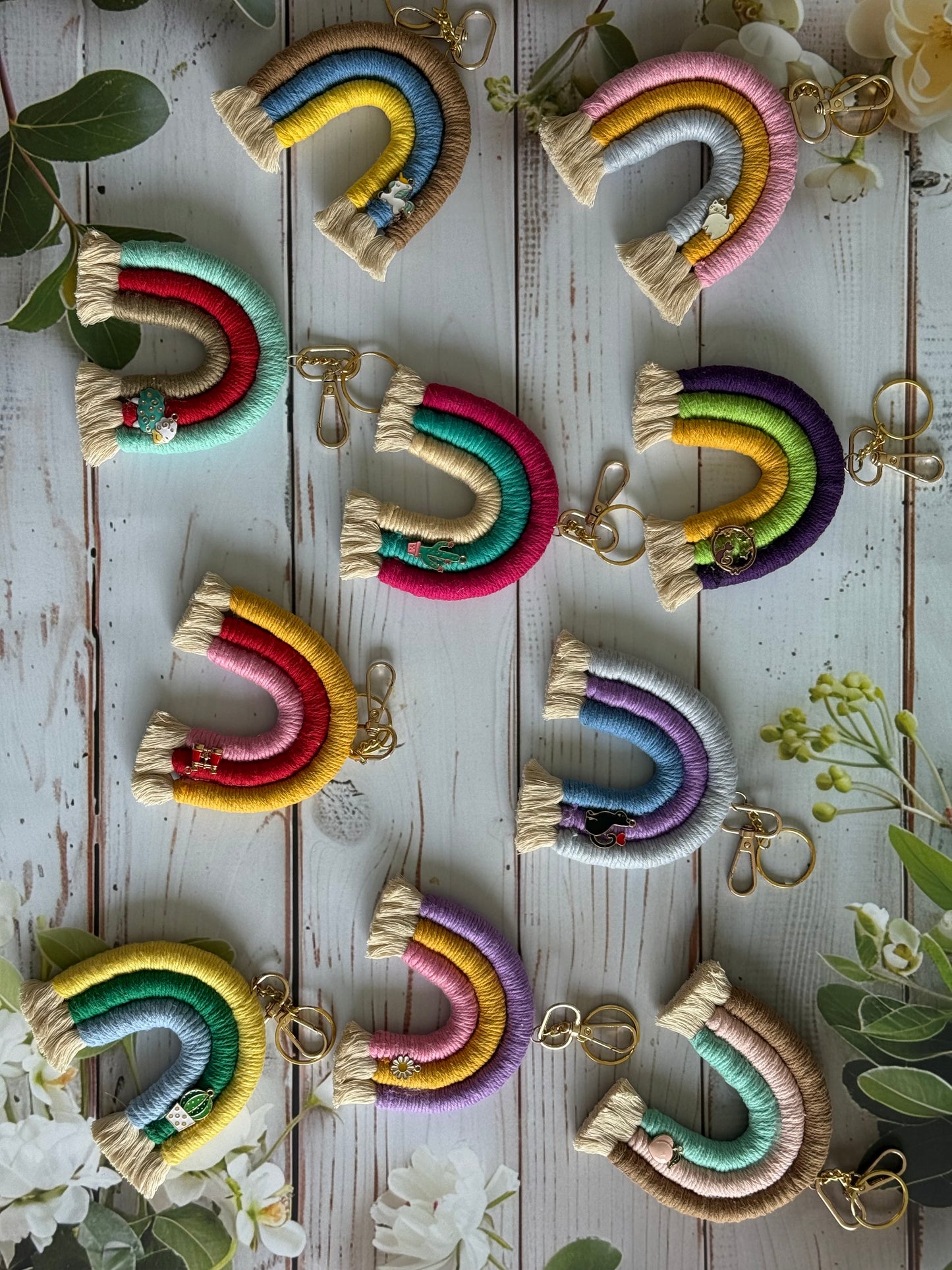 Dhaage Rainbow Keychain