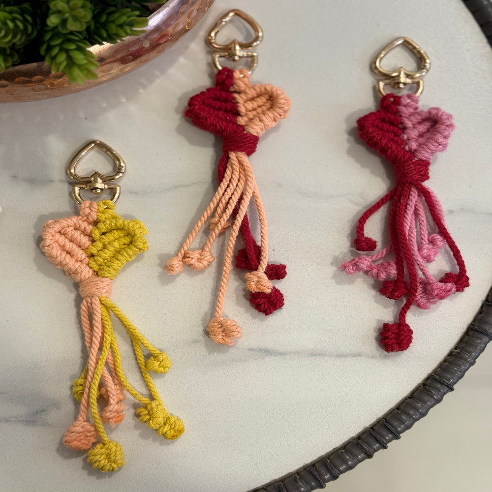 Dhaage Heart Keychain