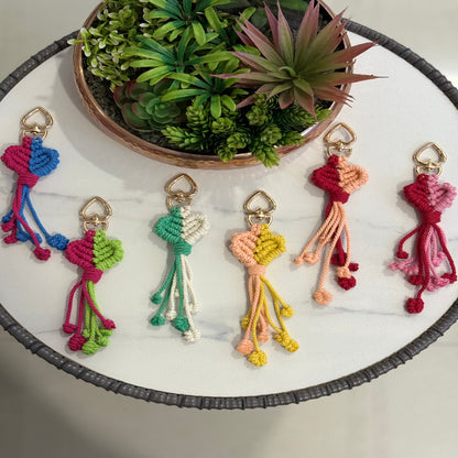 Dhaage Heart Keychain