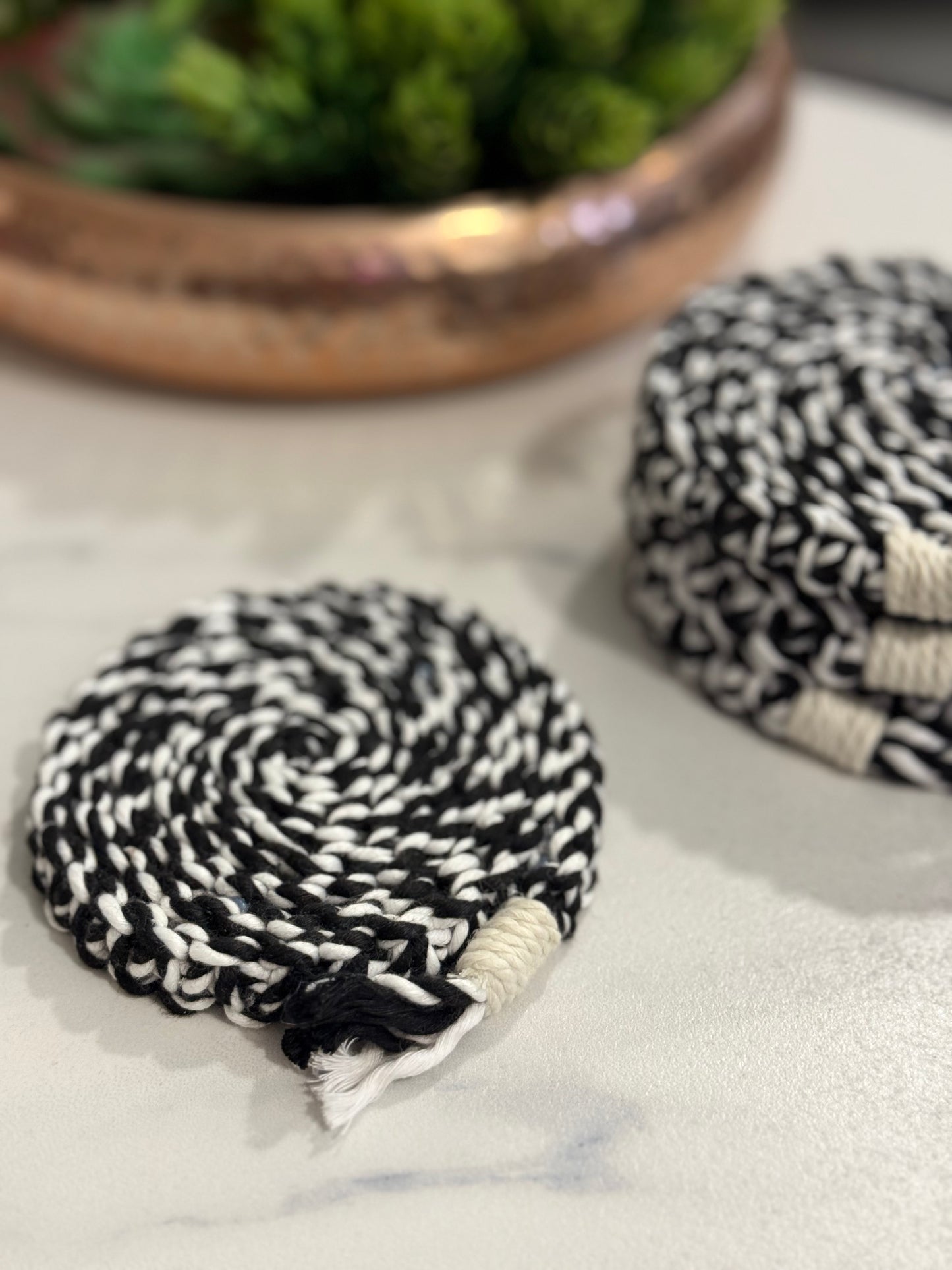 Dhaage Jute Coasters