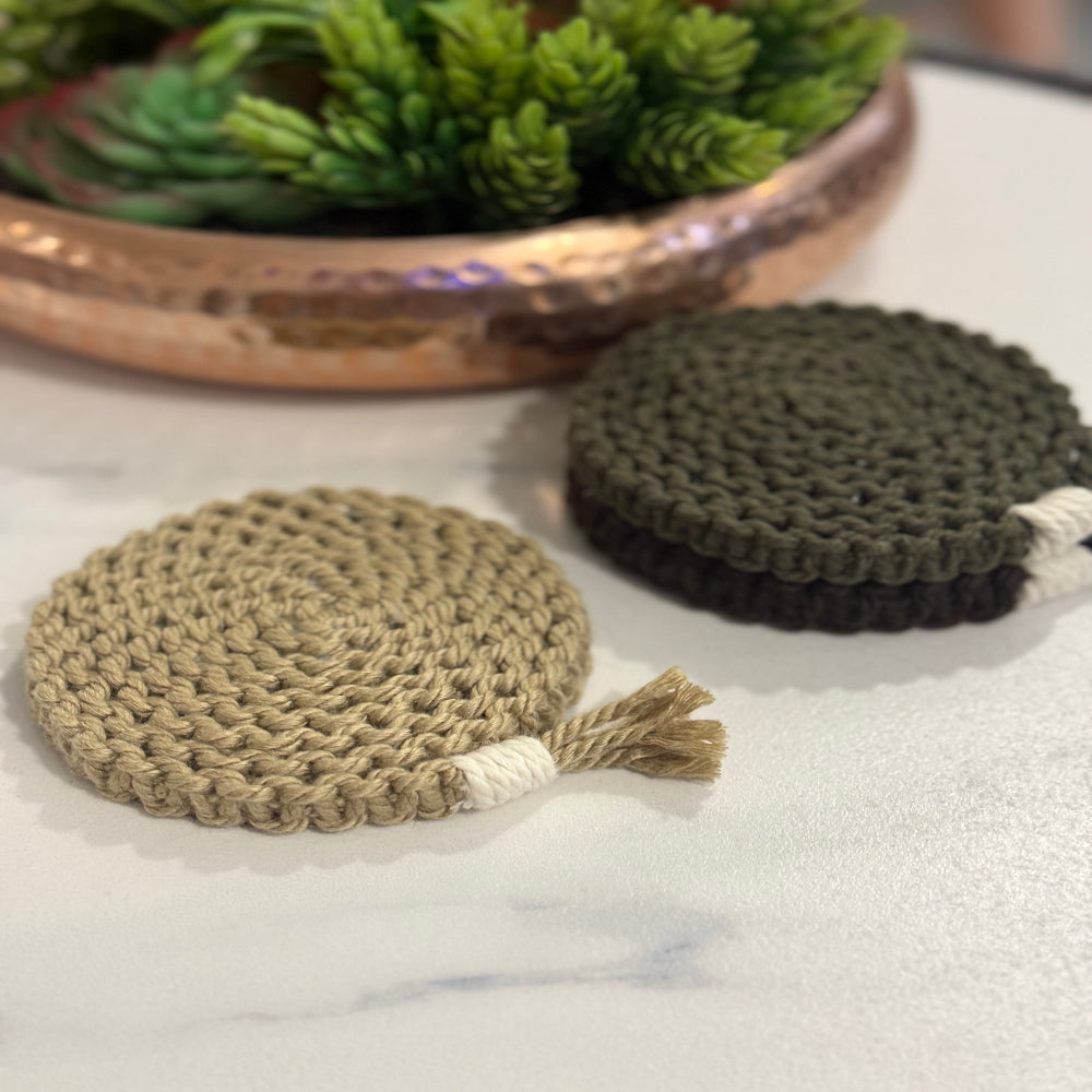 Dhaage Single Colour Coasters