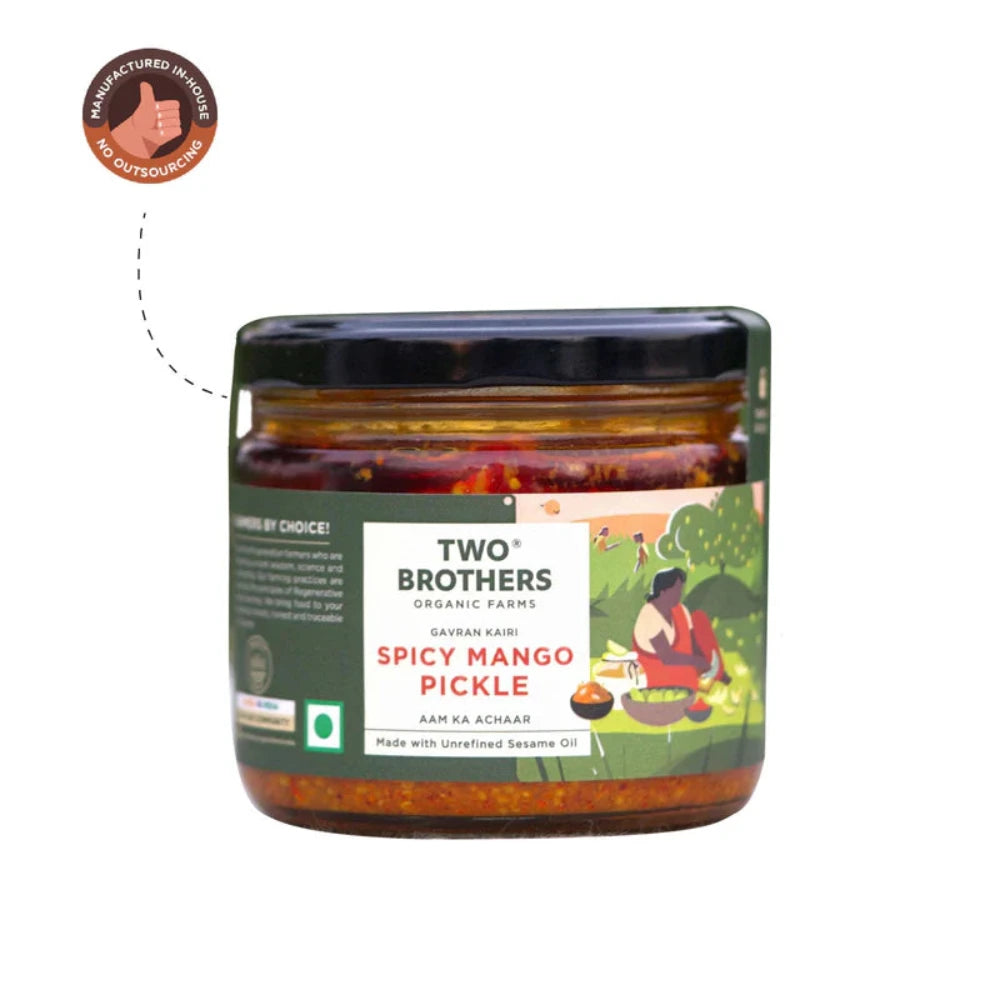 Two Brothers Organic Farms Spicy Mango Pickle