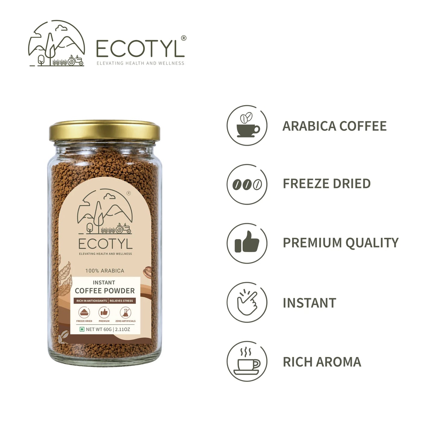 Ecotyl Instant Coffee Powder