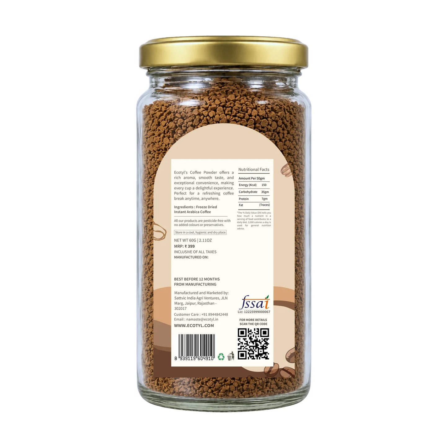 Ecotyl Instant Coffee Powder