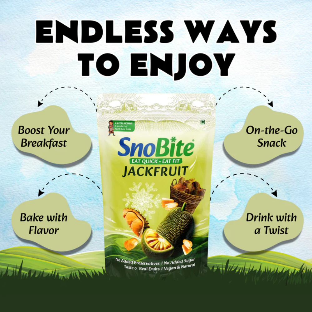 SnoBite Jackfruit Stand-up Ziplock Pouch
