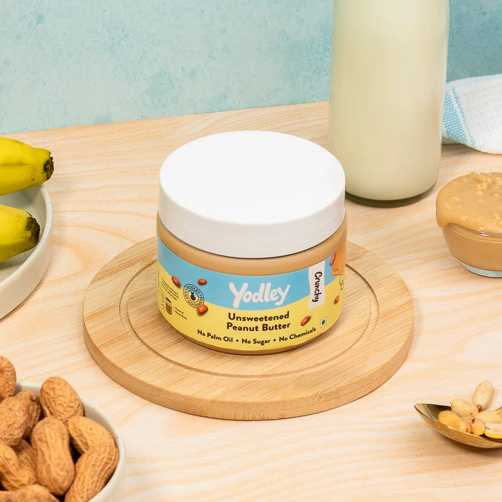 Yodley Unsweetened Peanut Butter (Crunchy)