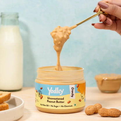 Yodley Unsweetened Peanut Butter (Crunchy)