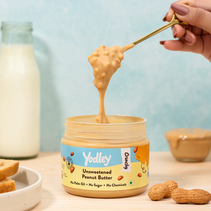 Yodley Unsweetened Peanut Butter (Crunchy)