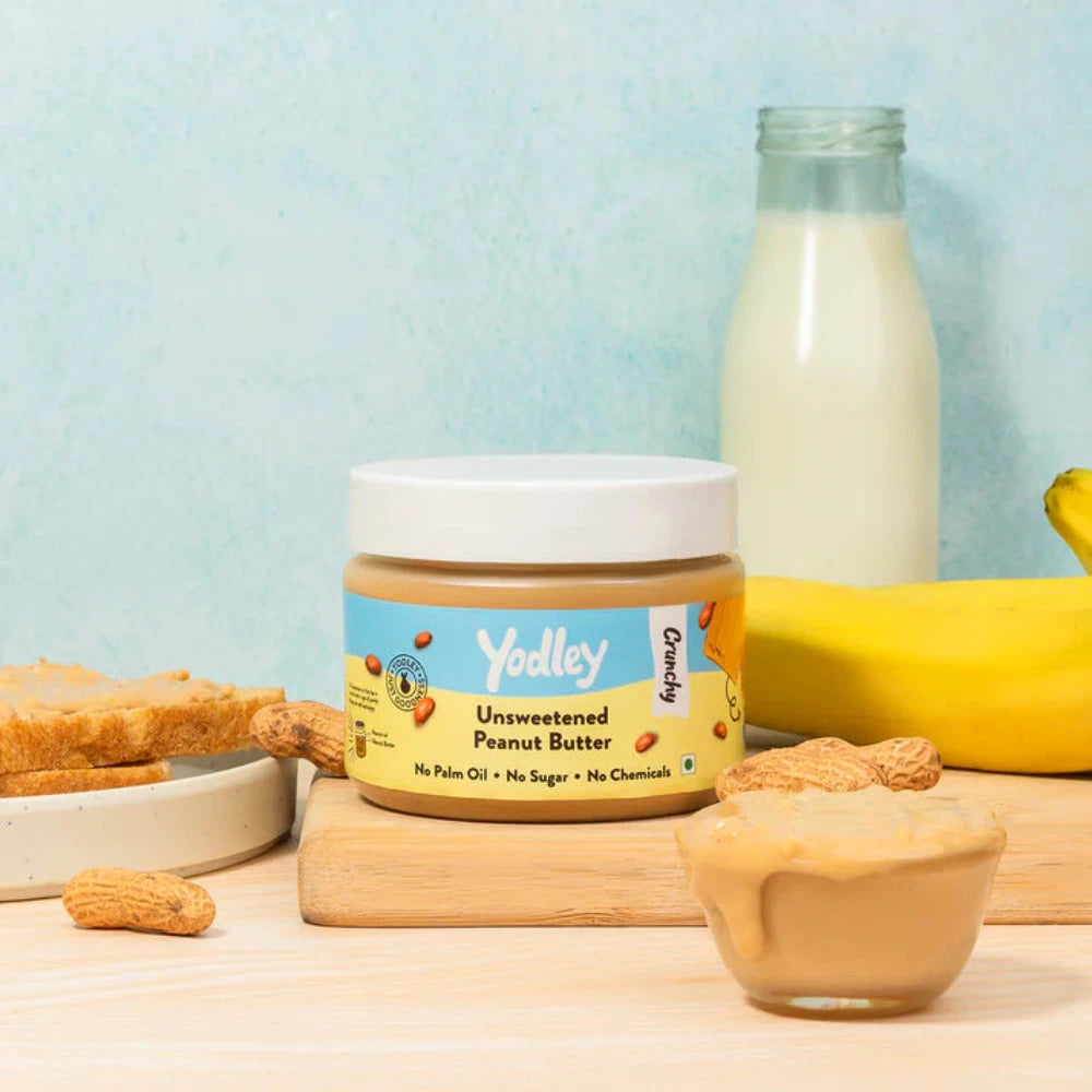 Yodley Unsweetened Peanut Butter (Crunchy)