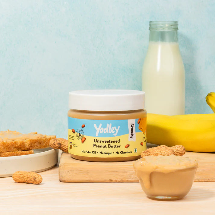 Yodley Unsweetened Peanut Butter (Crunchy)
