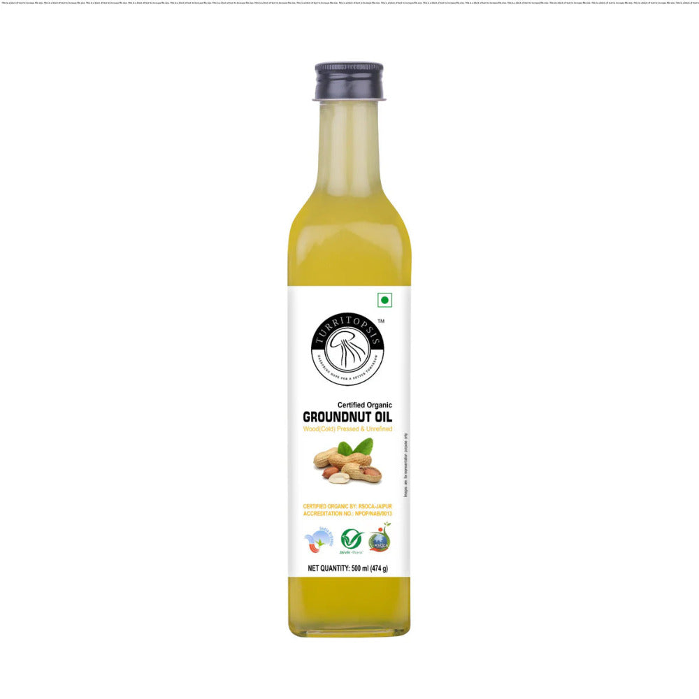 Turritopsis Cold Pressed Groundnut Oil