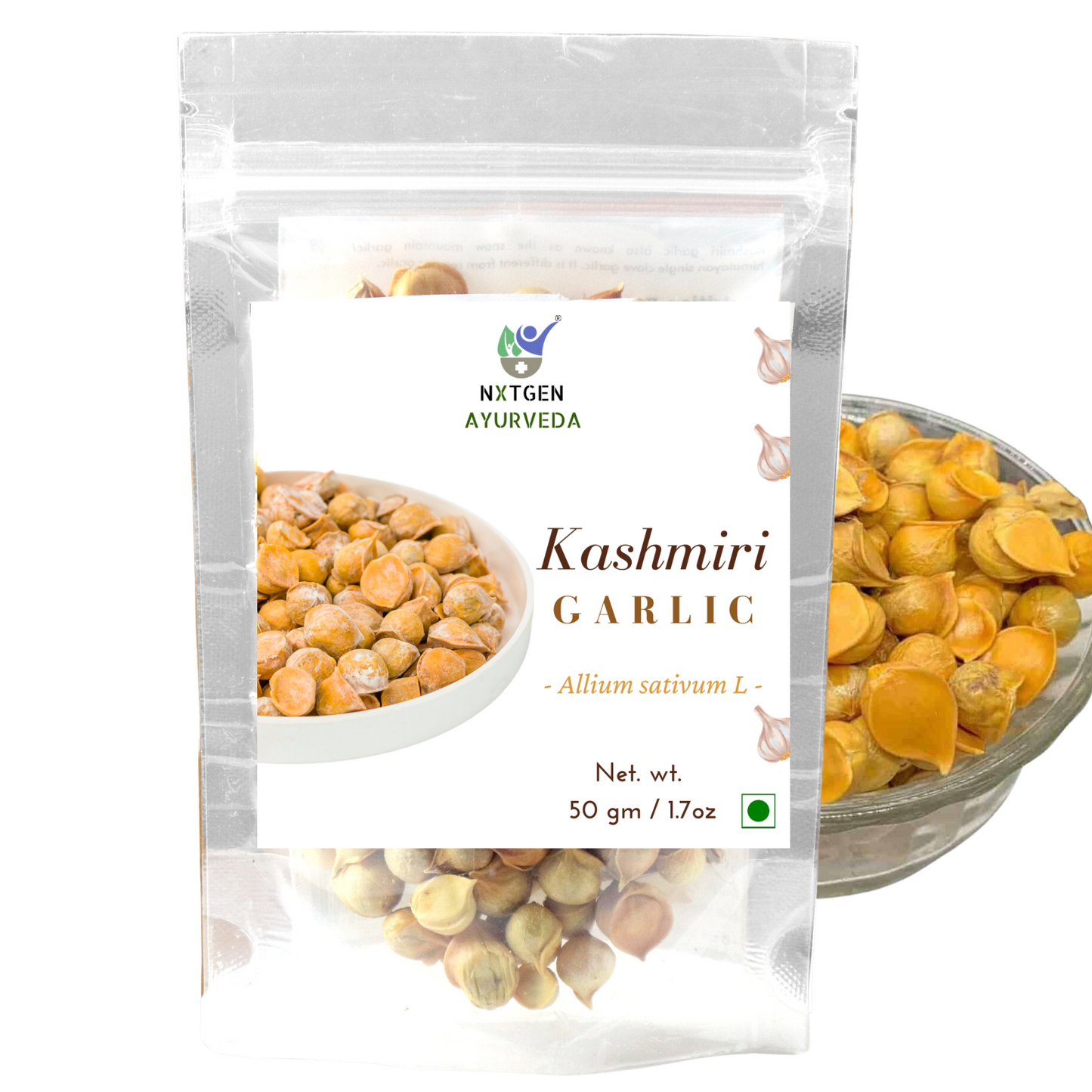 Kashmiri Garlic Single Clove- Pack of 2