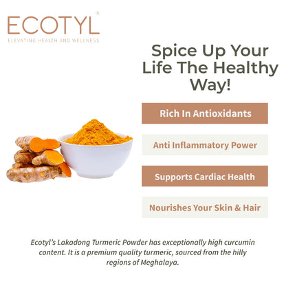 Ecotyl Lakadong Turmeric Powder