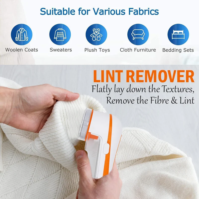 LA' FORTE Fabric Shaver & Lint Remover - Revive Your Clothes and Fabrics Instantly