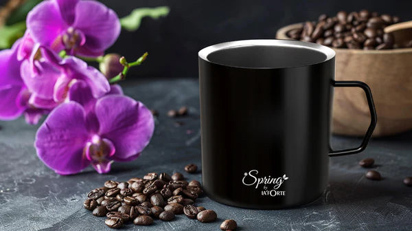 LA' FORTE Stainless Steel Coffee and Tea Mugs