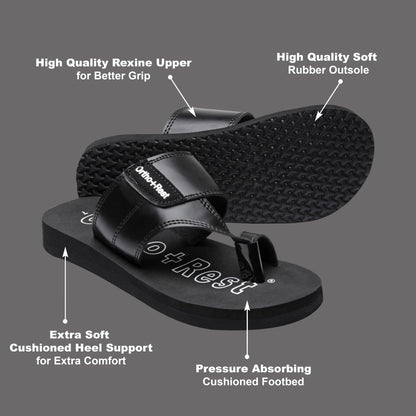 Ortho + Rest Traditional Leather Men’s Slippers