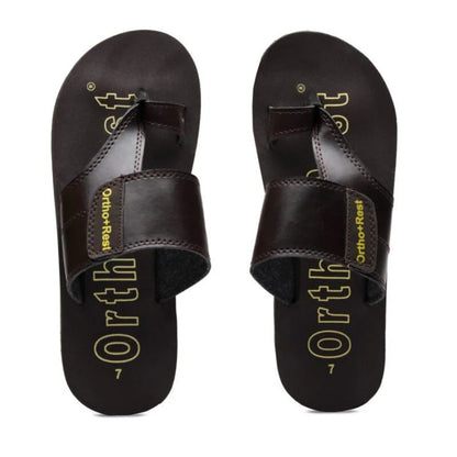 Ortho + Rest Traditional Leather Men’s Slippers