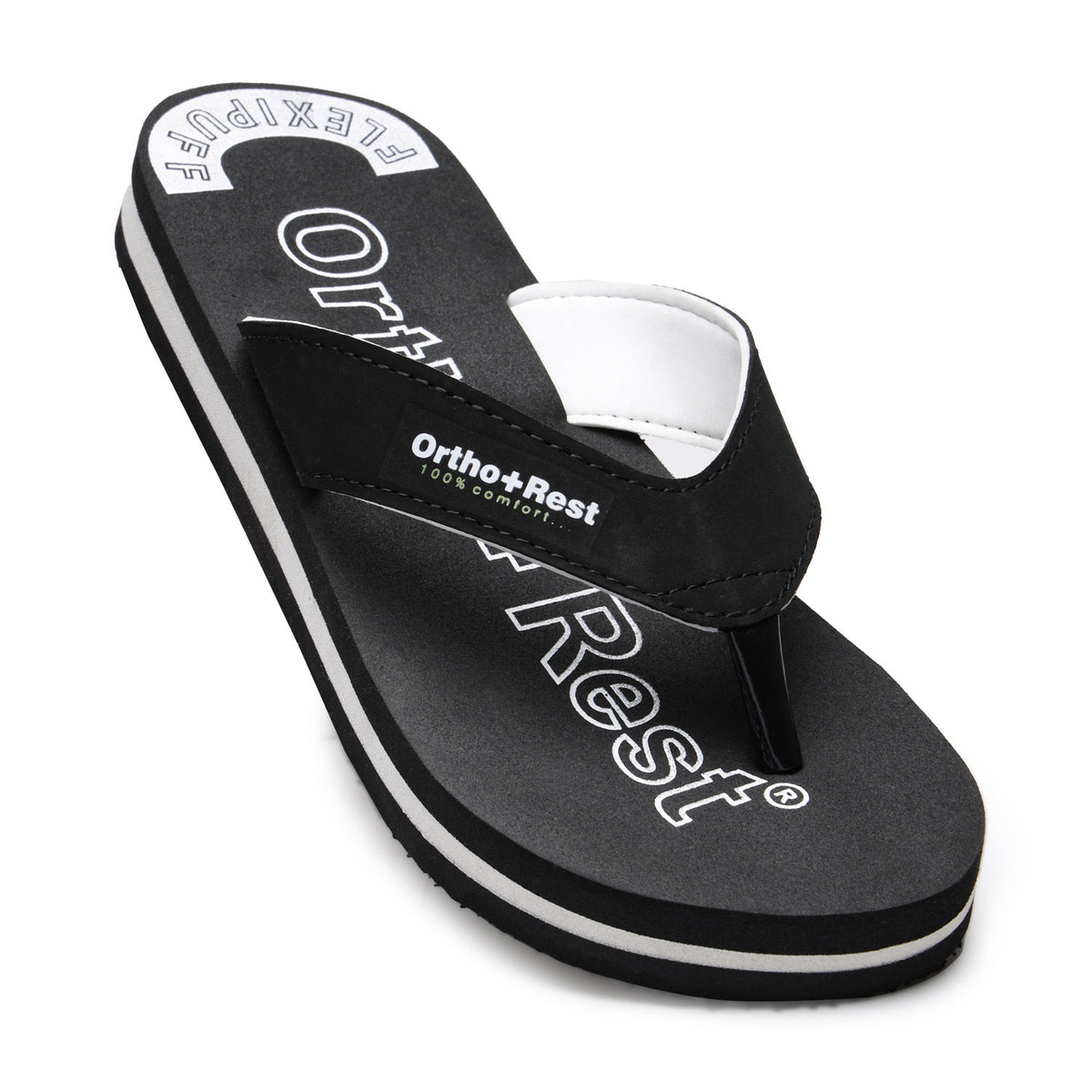 Ortho + Rest Men's Slipper Orthopedic Flip Flops for Home Daily Use