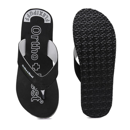 Ortho + Rest Men's Slipper Orthopedic Flip Flops for Home Daily Use